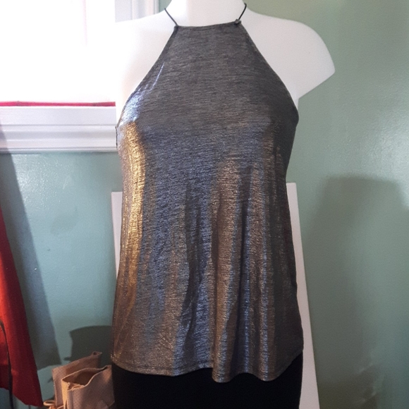 Like new size xxs Guess silver dress tank top - Picture 3 of 12